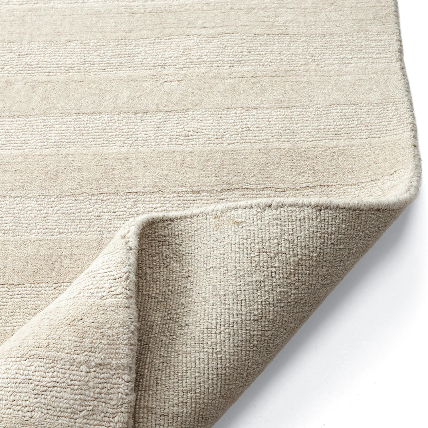 Uldtæppe - Brenta Handloom Wool Premium (fløde)