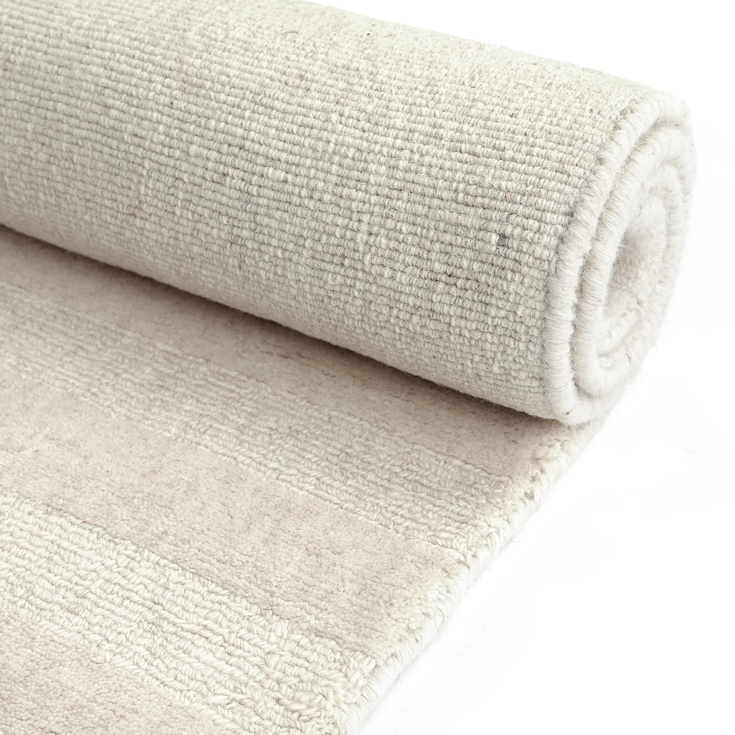 Uldtæppe - Brenta Handloom Wool Premium (fløde)