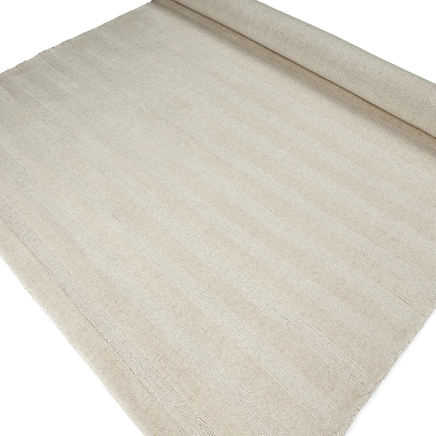 Uldtæppe - Brenta Handloom Wool Premium (fløde)