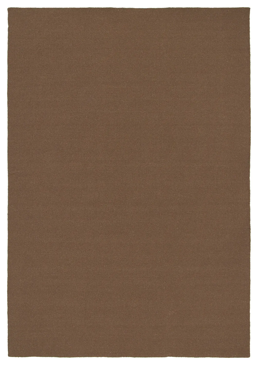 Uldtæppe - Charonne Flat Handloom Wool Premium (brun)
