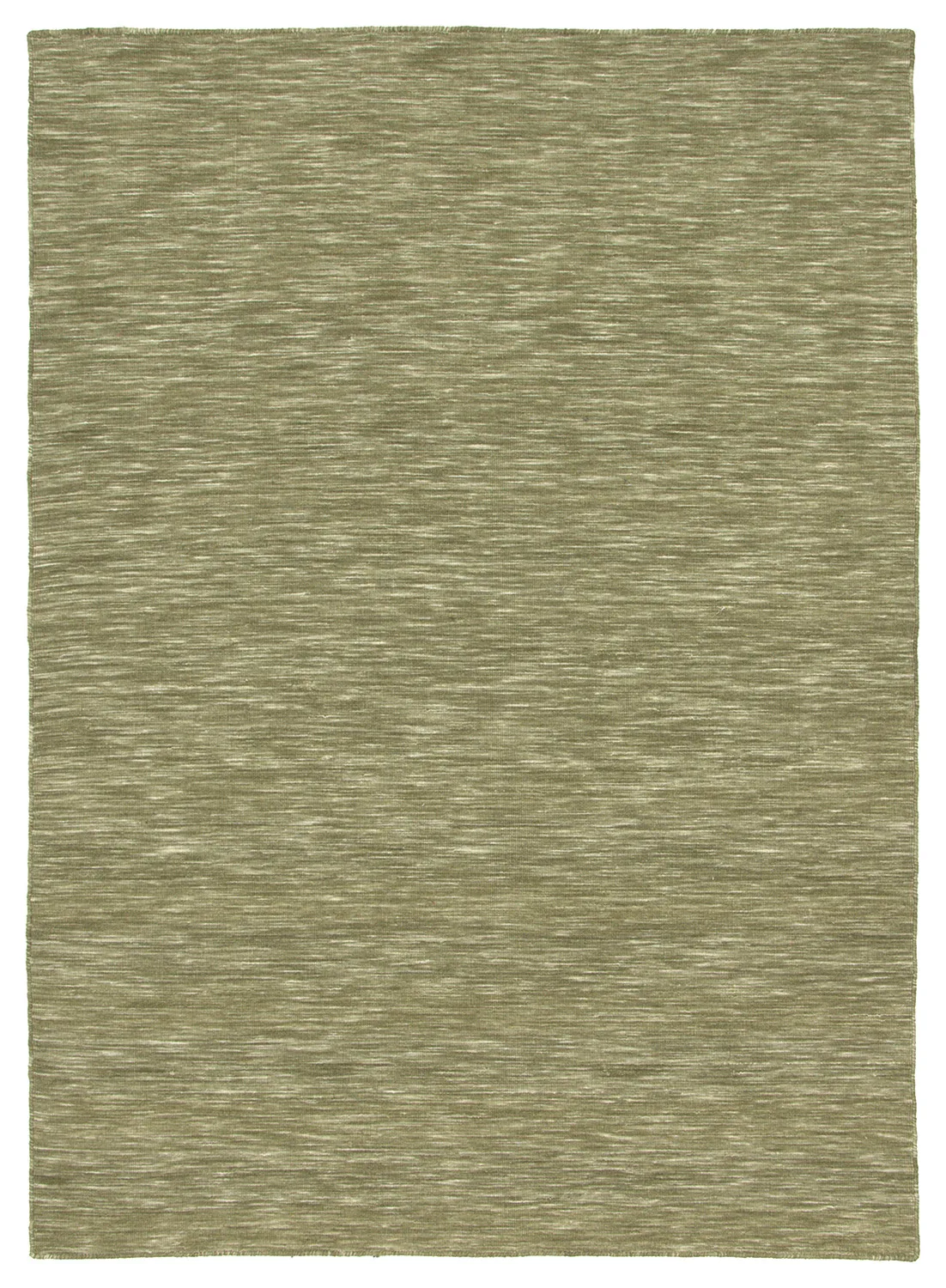 Uldtæppe - Charonne Flat Handloom Wool Premium (grøn)