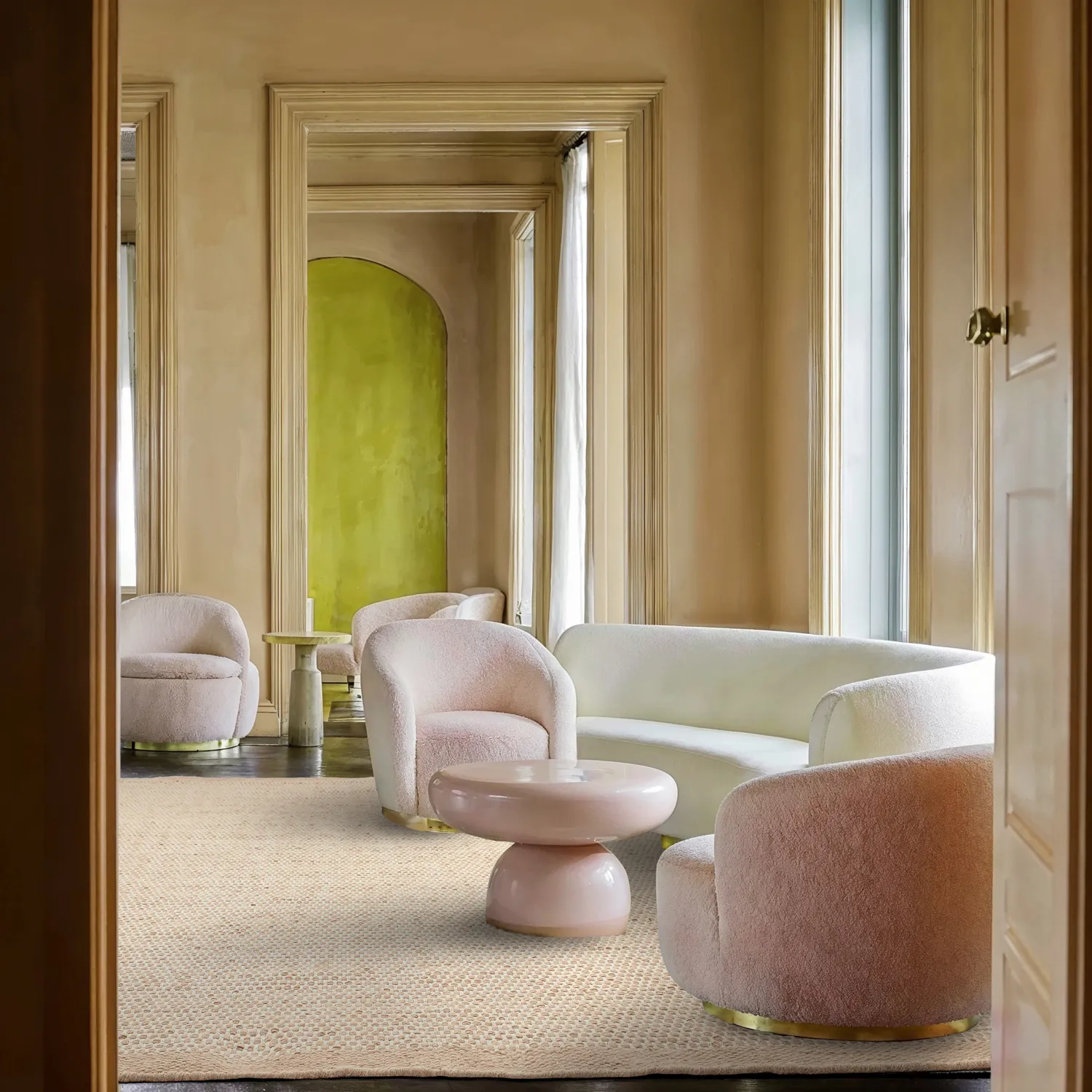 Uldtæppe - Coastal (beige)