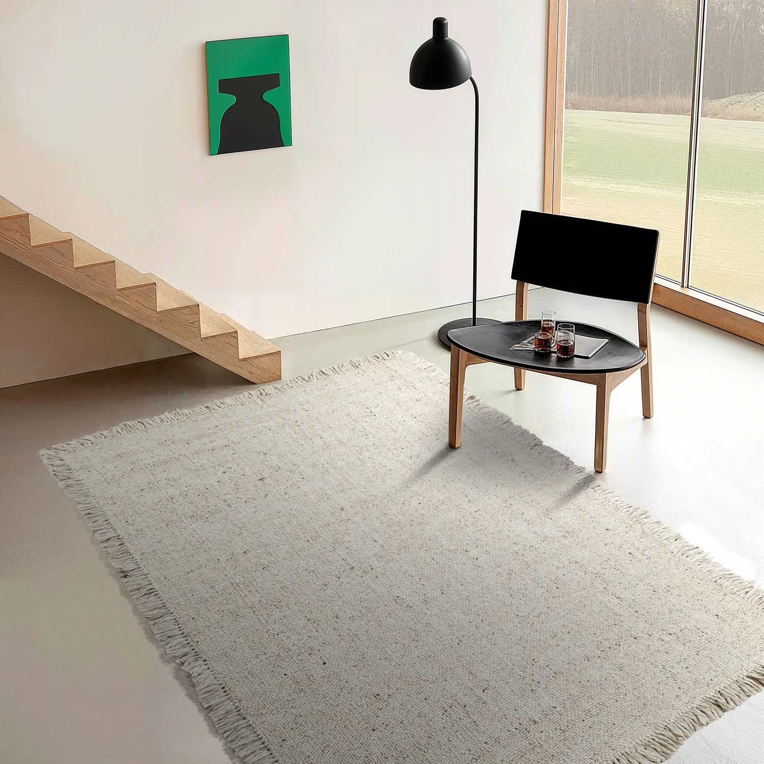 Uldtæppe - Dalita (beige)