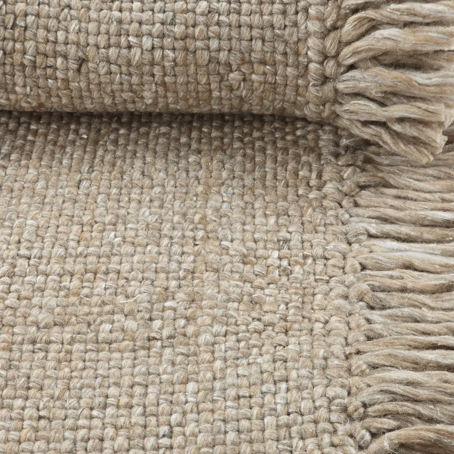 Uldtæppe - Dalita (brun)