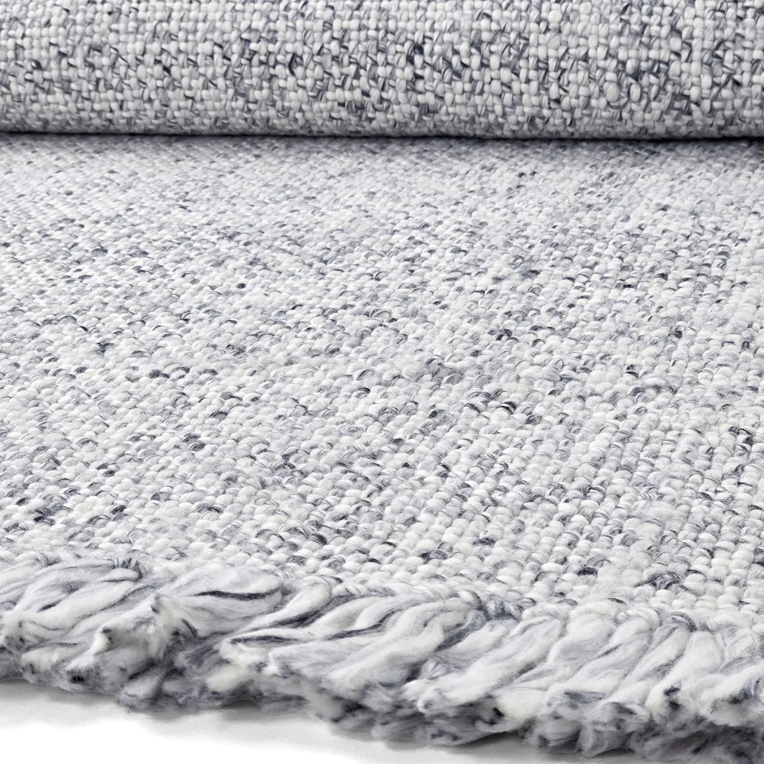 Uldtæppe - Dalita (grå)