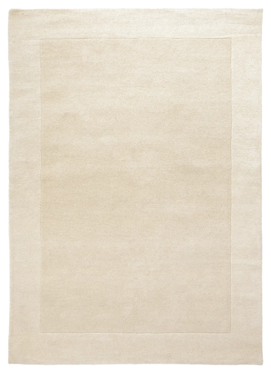 Uldtæppe - Gaya Hand Tufted Wool Premium (creme/hvid)
