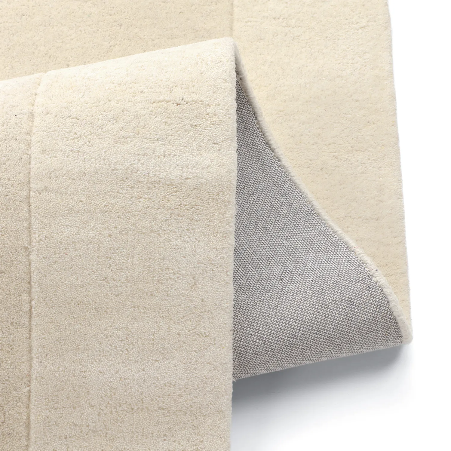 Uldtæppe - Gaya Hand Tufted Wool Premium (creme/hvid)