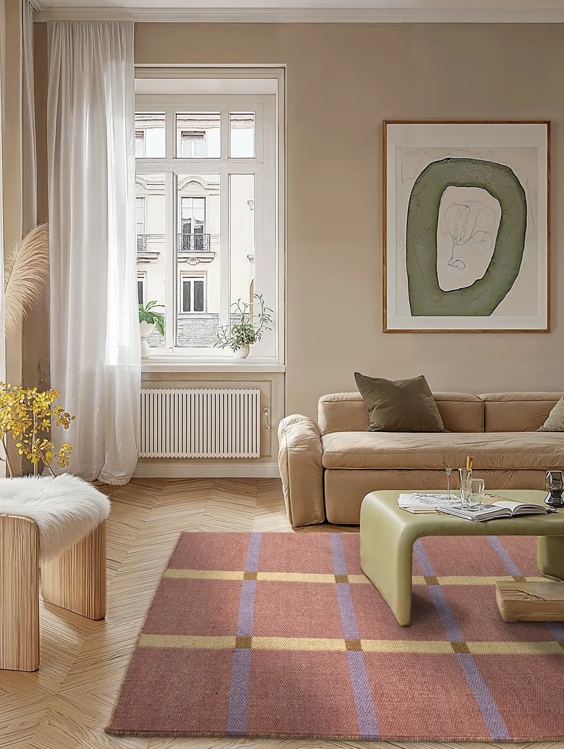 Uldtæppe - Gingham (no. 3)