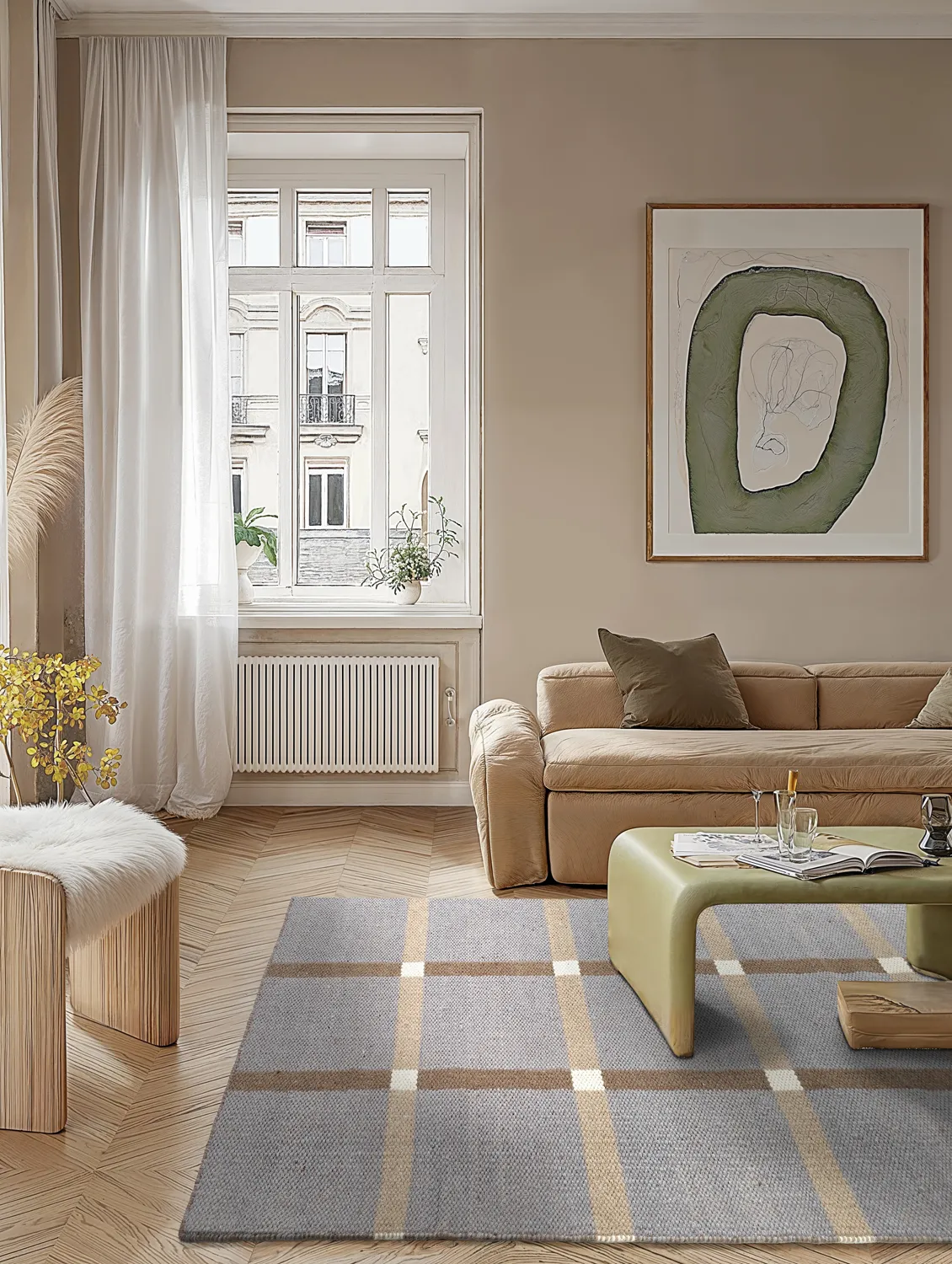 Uldtæppe - Gingham (no. 7)