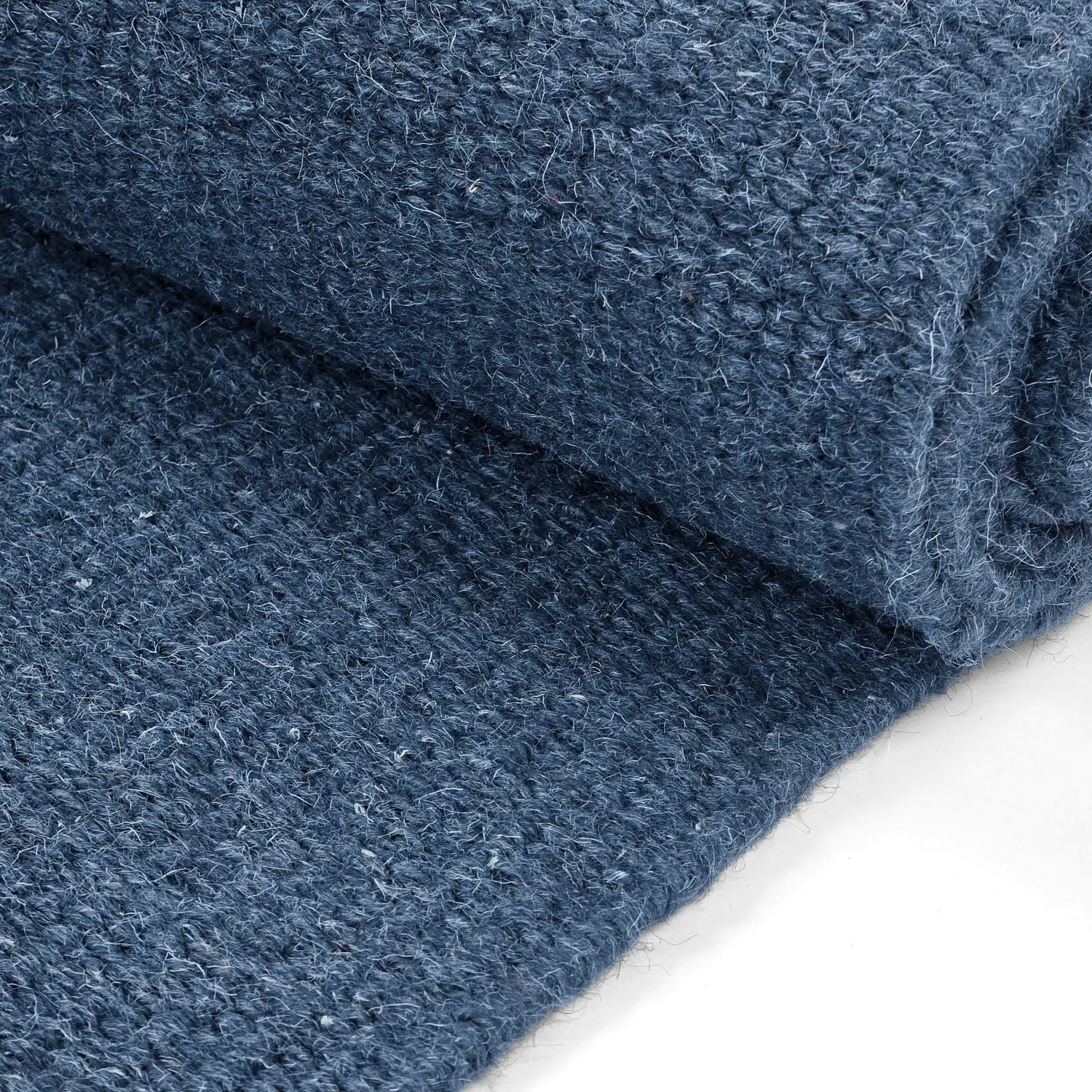 Uldtæppe - Hamilton (marineblå)