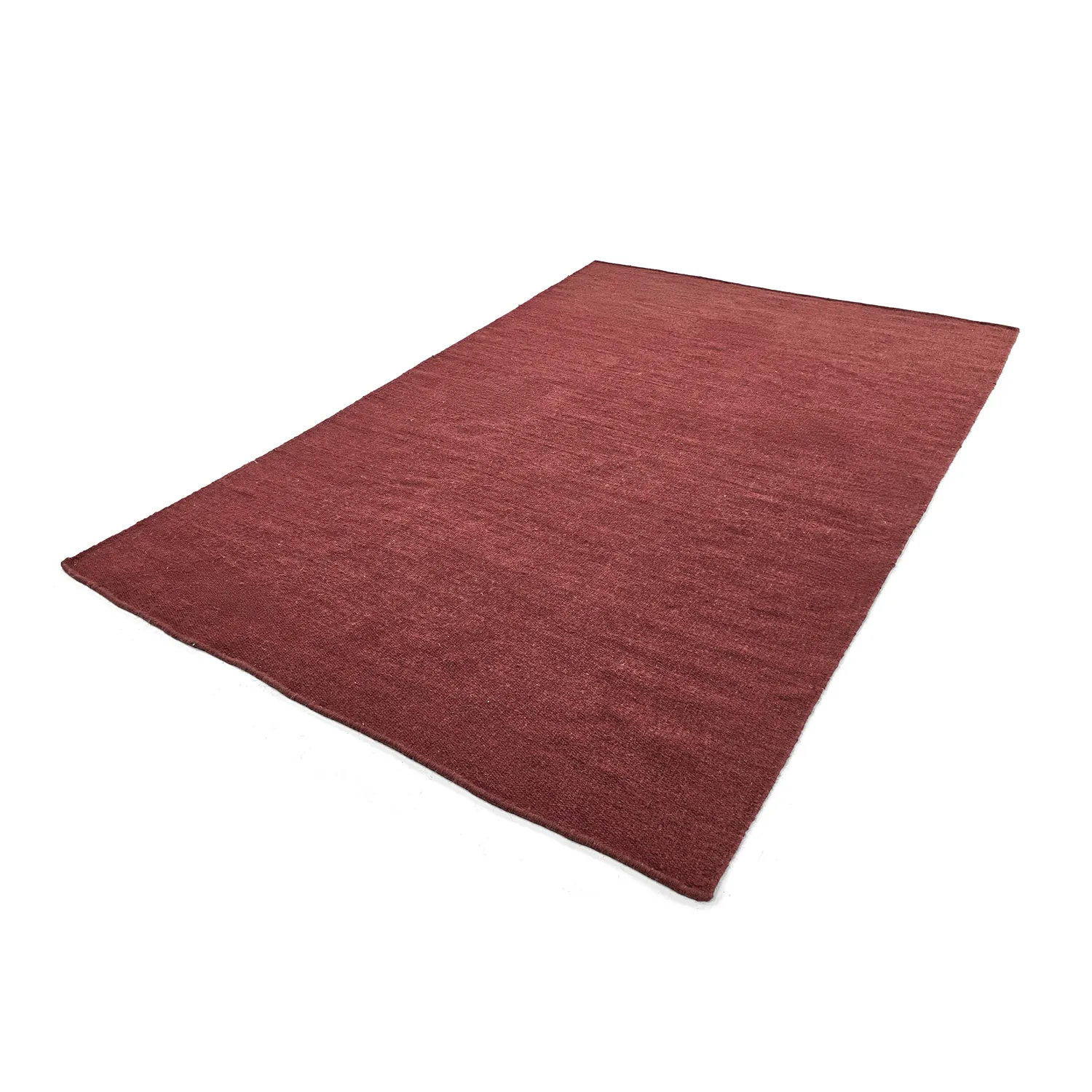 Uldtæppe - Hamilton (dyb rød)