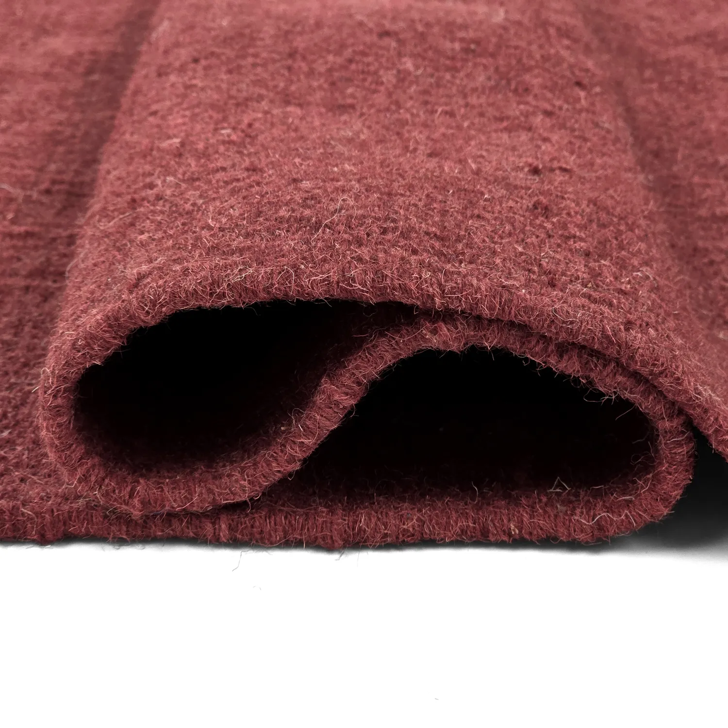 Uldtæppe - Hamilton (dyb rød)