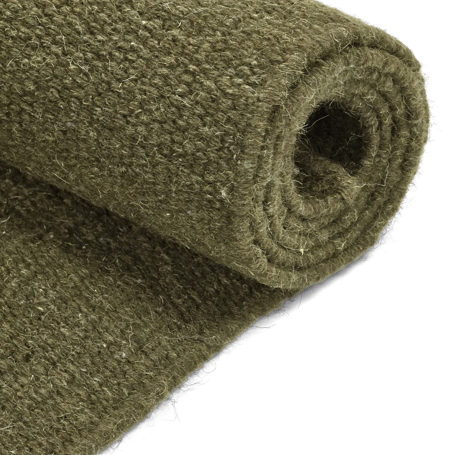 Uldtæppe - Hamilton (mosgrøn)