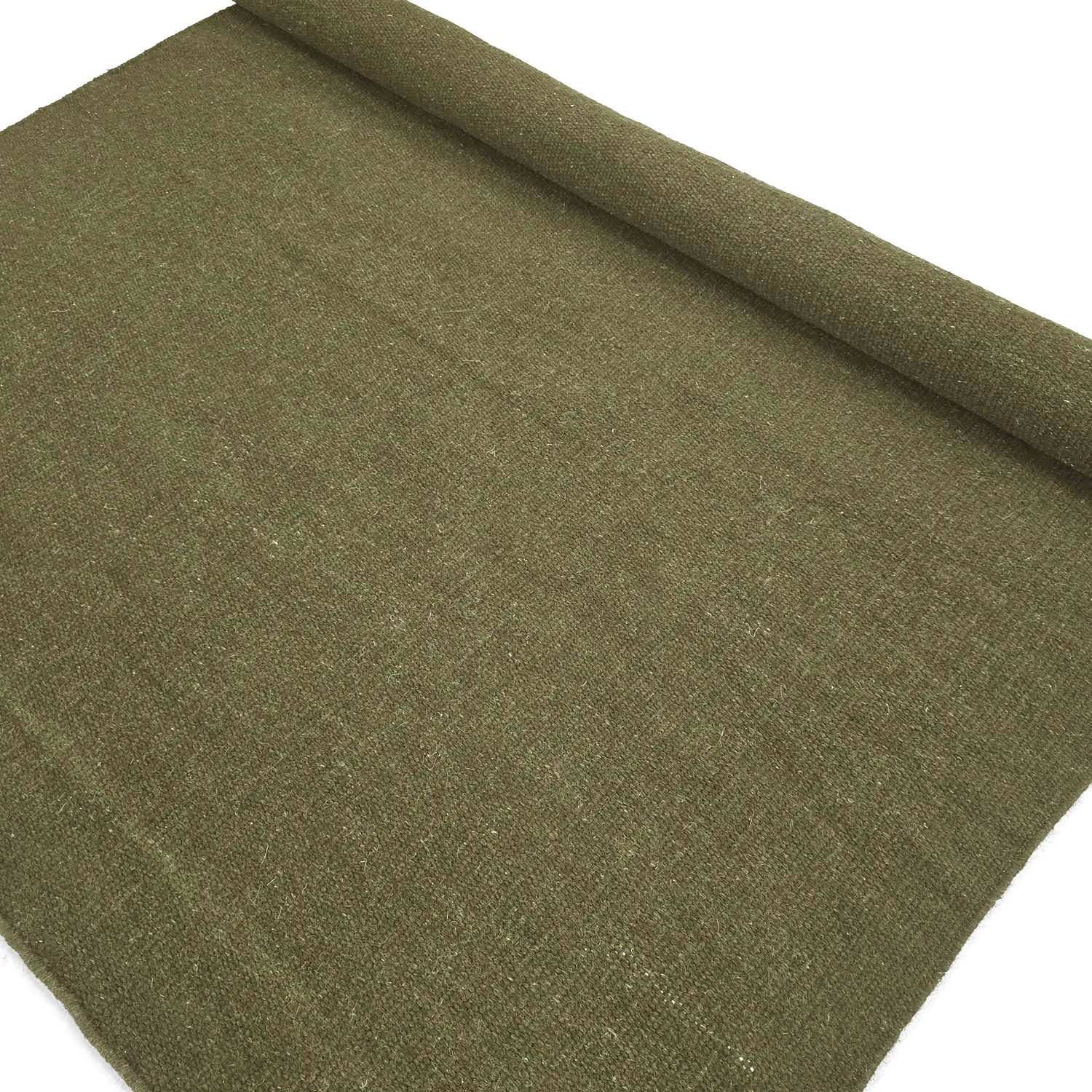 Uldtæppe - Hamilton (mosgrøn)