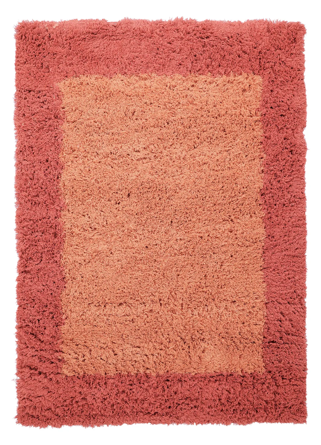 Uldtæppe - Khenifra Handknot Wool Premium (orange/rød)