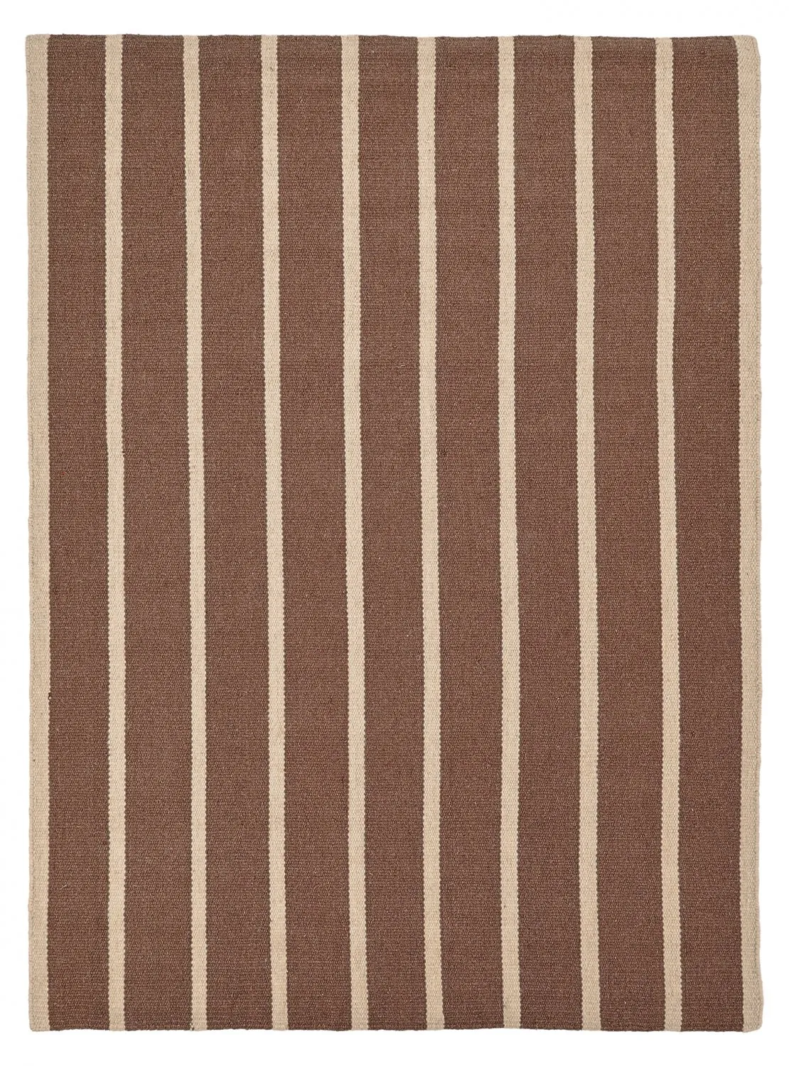 Uldtæppe - Luton (natur/dyb taupe)