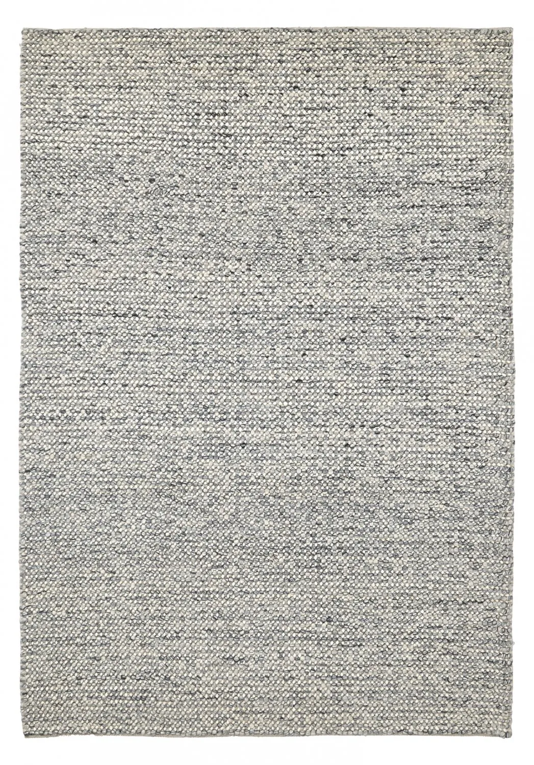 Uldtæppe - Mesra (grå/hvid)