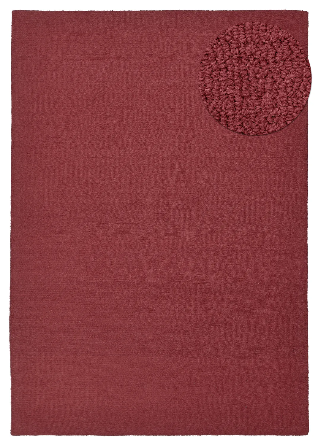 Uldtæppe - Montmartre Loop Handtufted Wool (bordeaux)