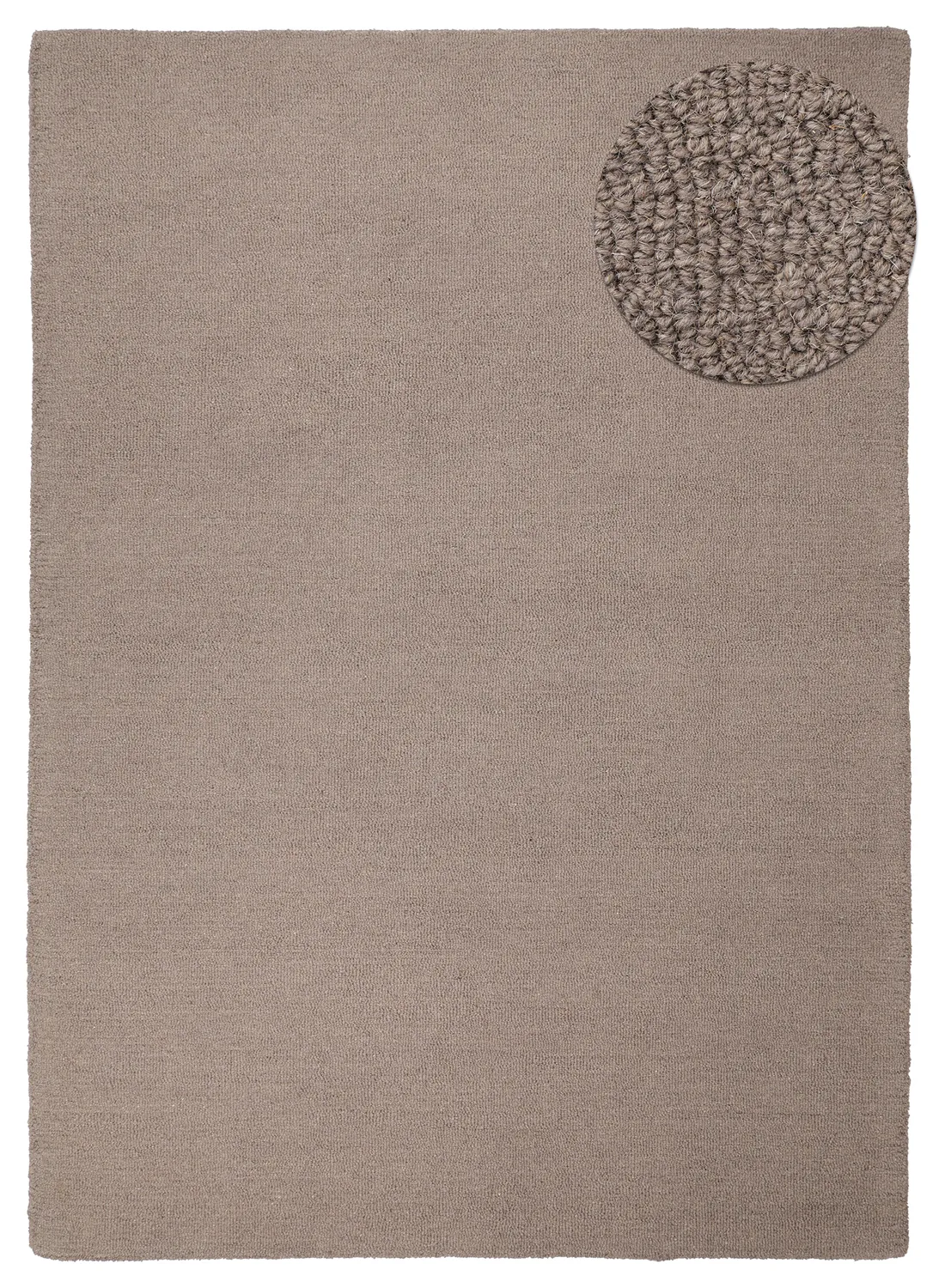 Uldtæppe - Montmartre Loop Handtufted Wool (taupe)
