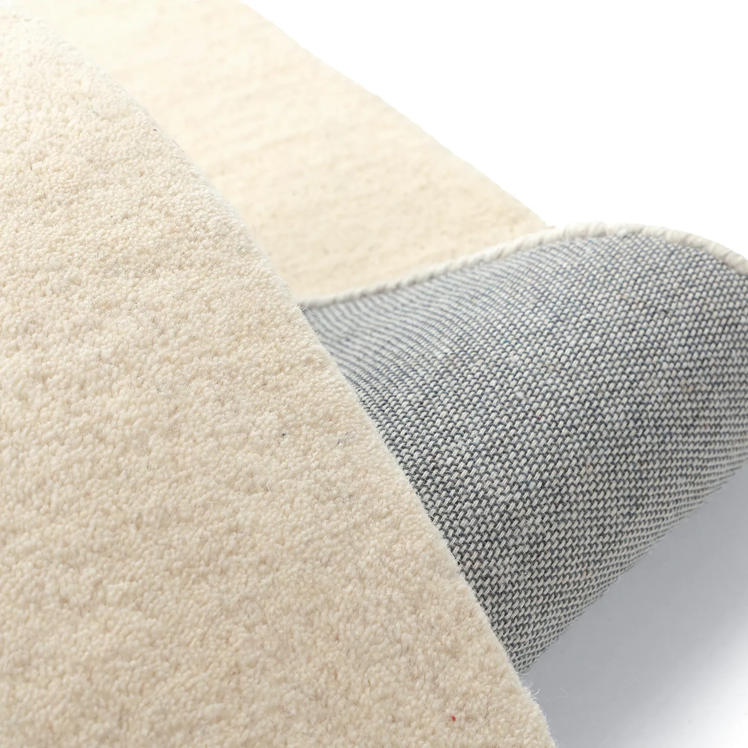 Uldtæppe - Puri Hand Tufted Wool Premium (grøn/creme)
