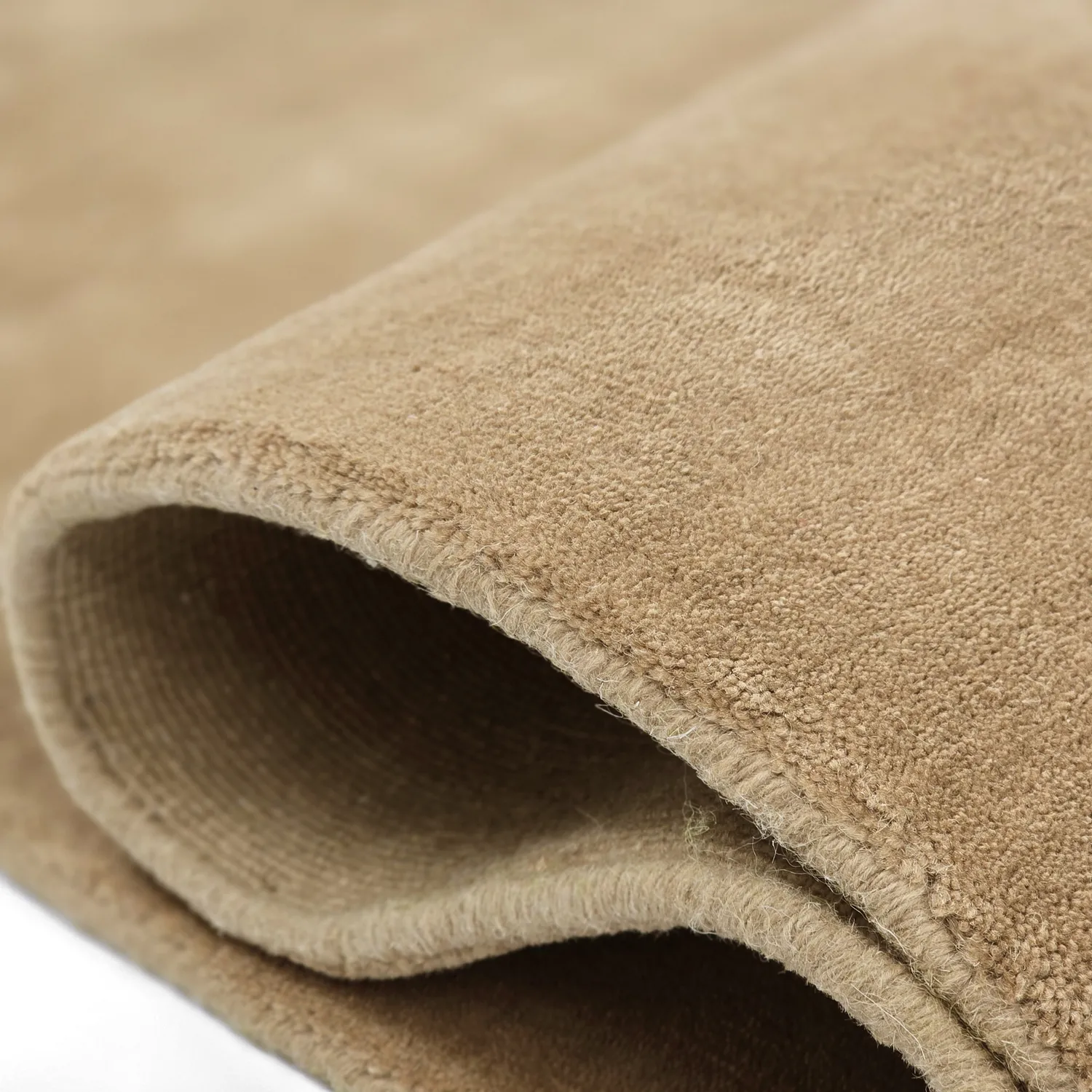 Uldtæppe - Rozel Handloom Wool Premium (beige)