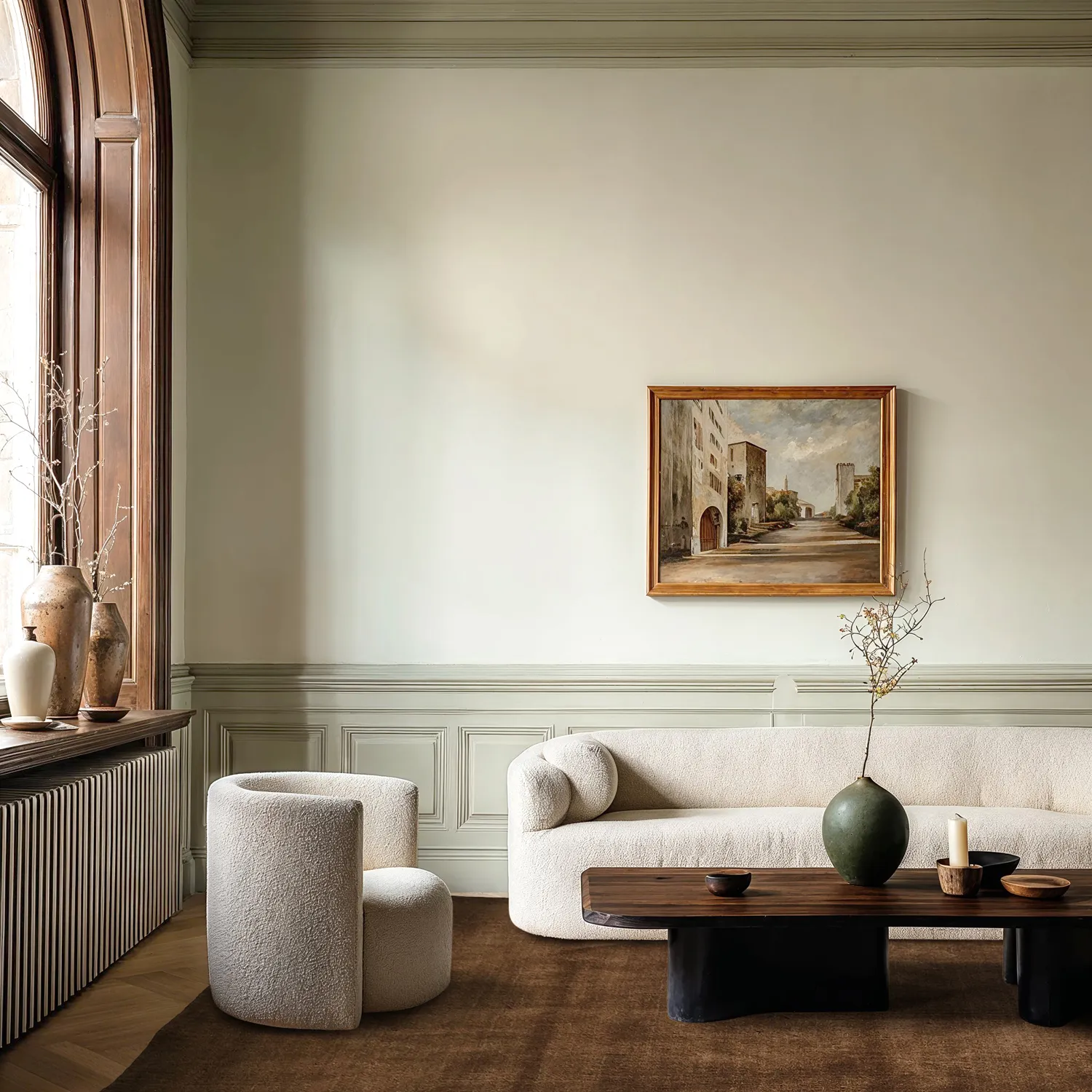 Uldtæppe - Rozel Handloom Wool Premium (brun)