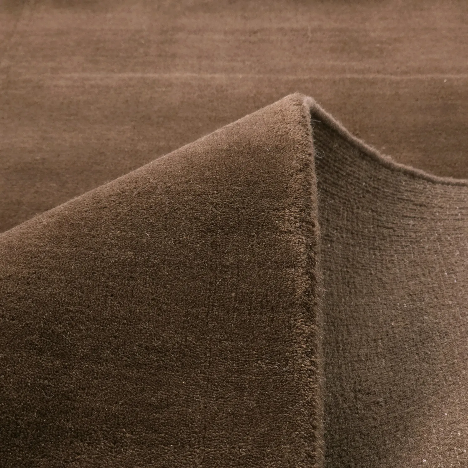 Uldtæppe - Rozel Handloom Wool Premium (brun)