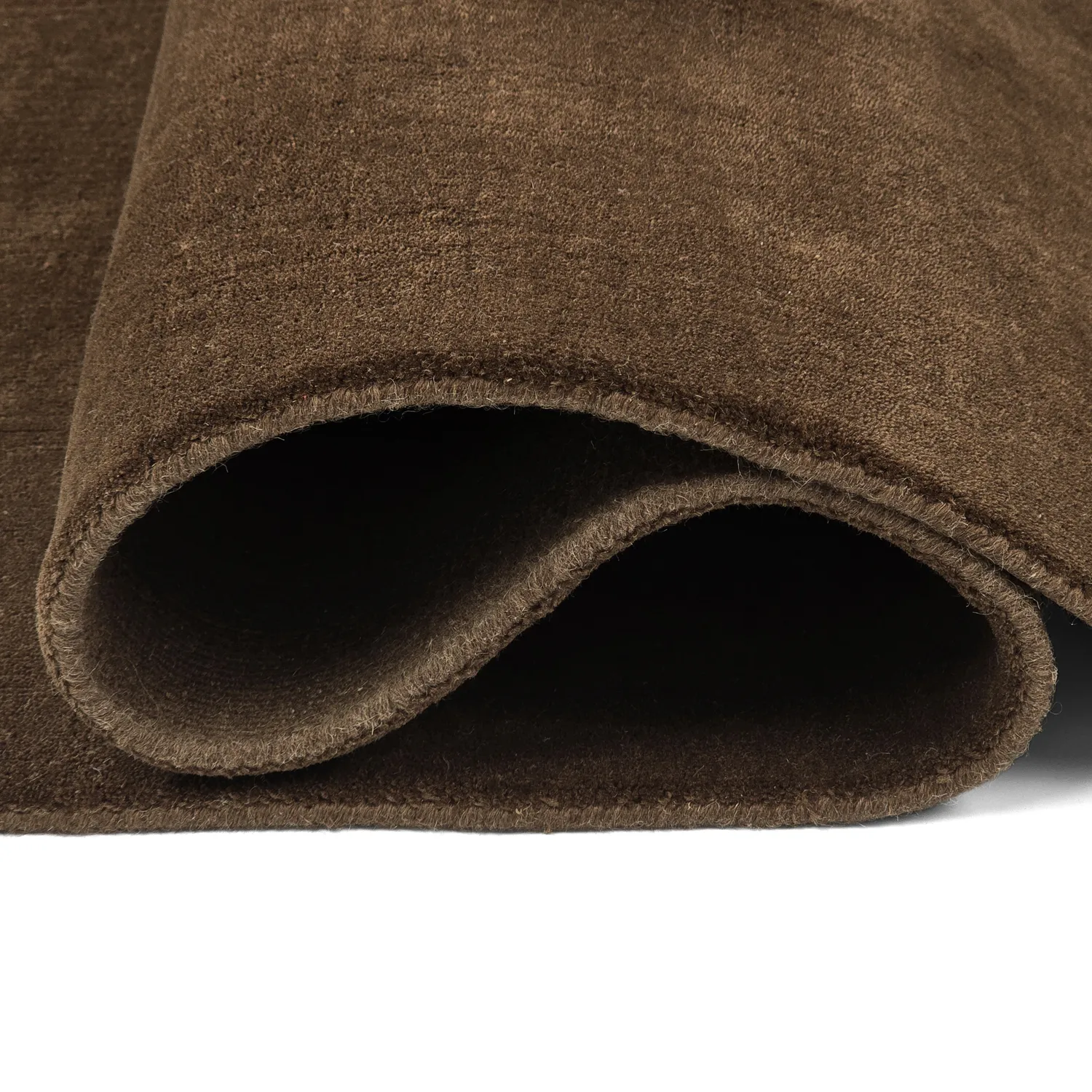 Uldtæppe - Rozel Handloom Wool Premium (brun)