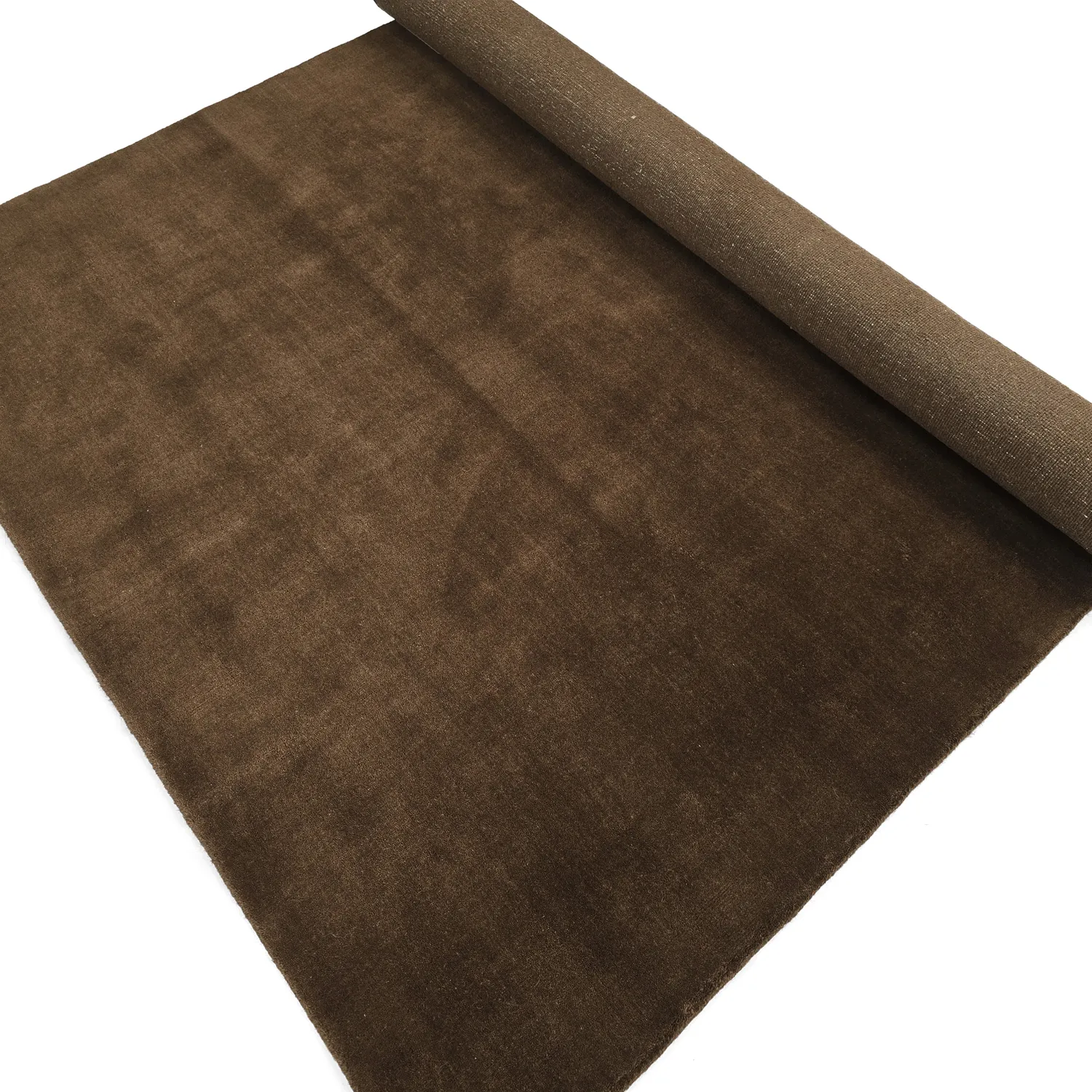 Uldtæppe - Rozel Handloom Wool Premium (brun)