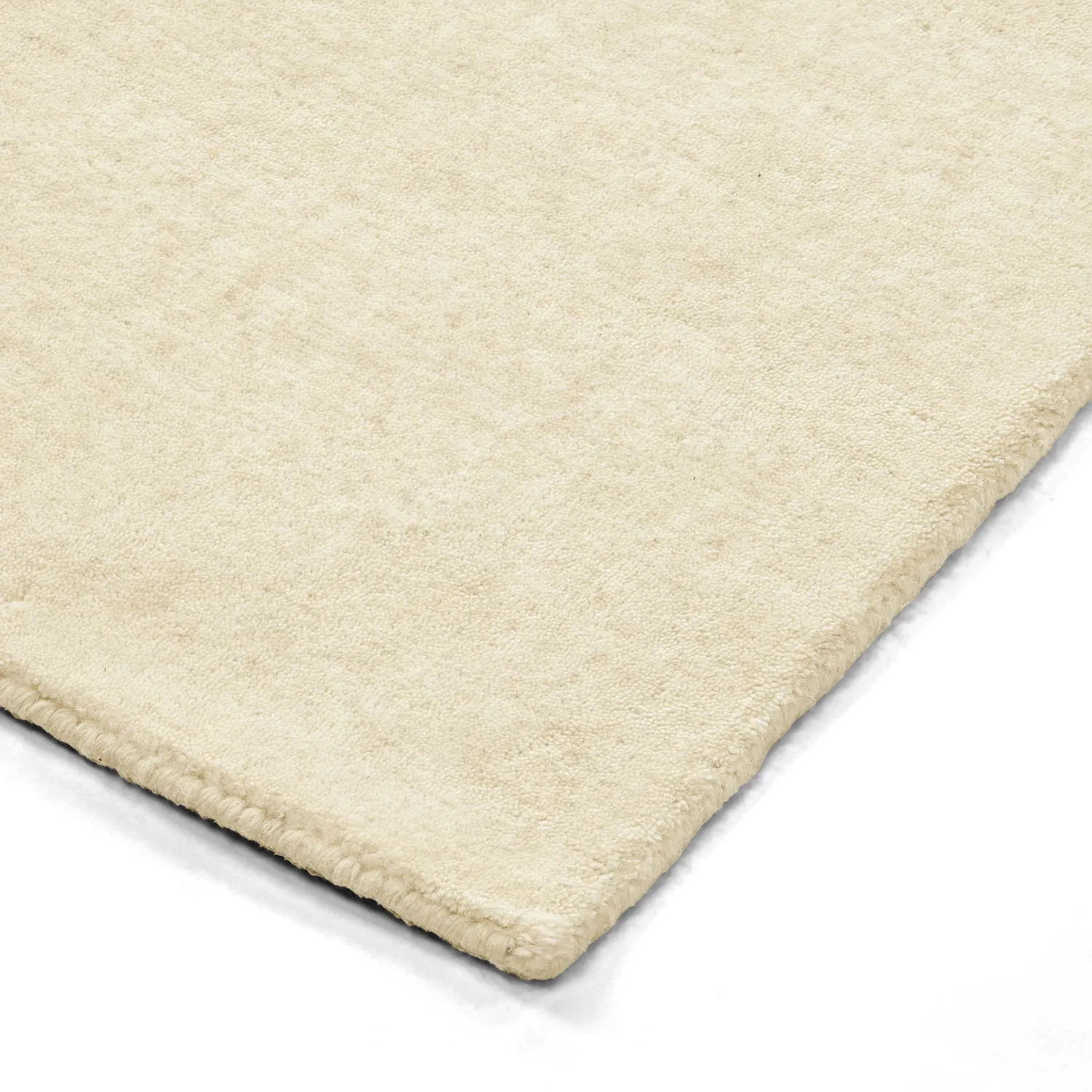 Uldtæppe - Rozel Handloom Wool Premium (fløde)
