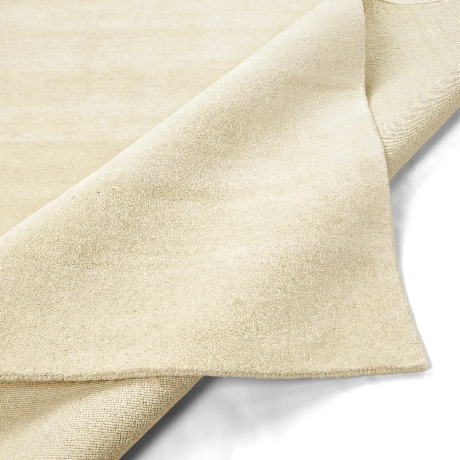 Uldtæppe - Rozel Handloom Wool Premium (fløde)