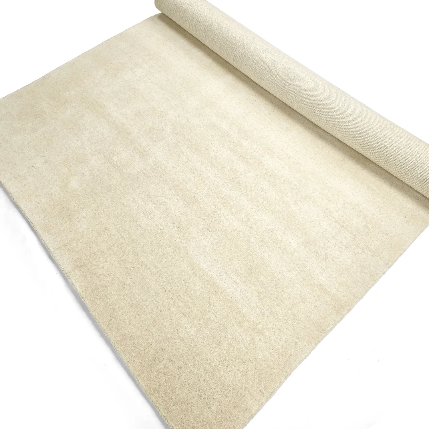 Uldtæppe - Rozel Handloom Wool Premium (fløde)