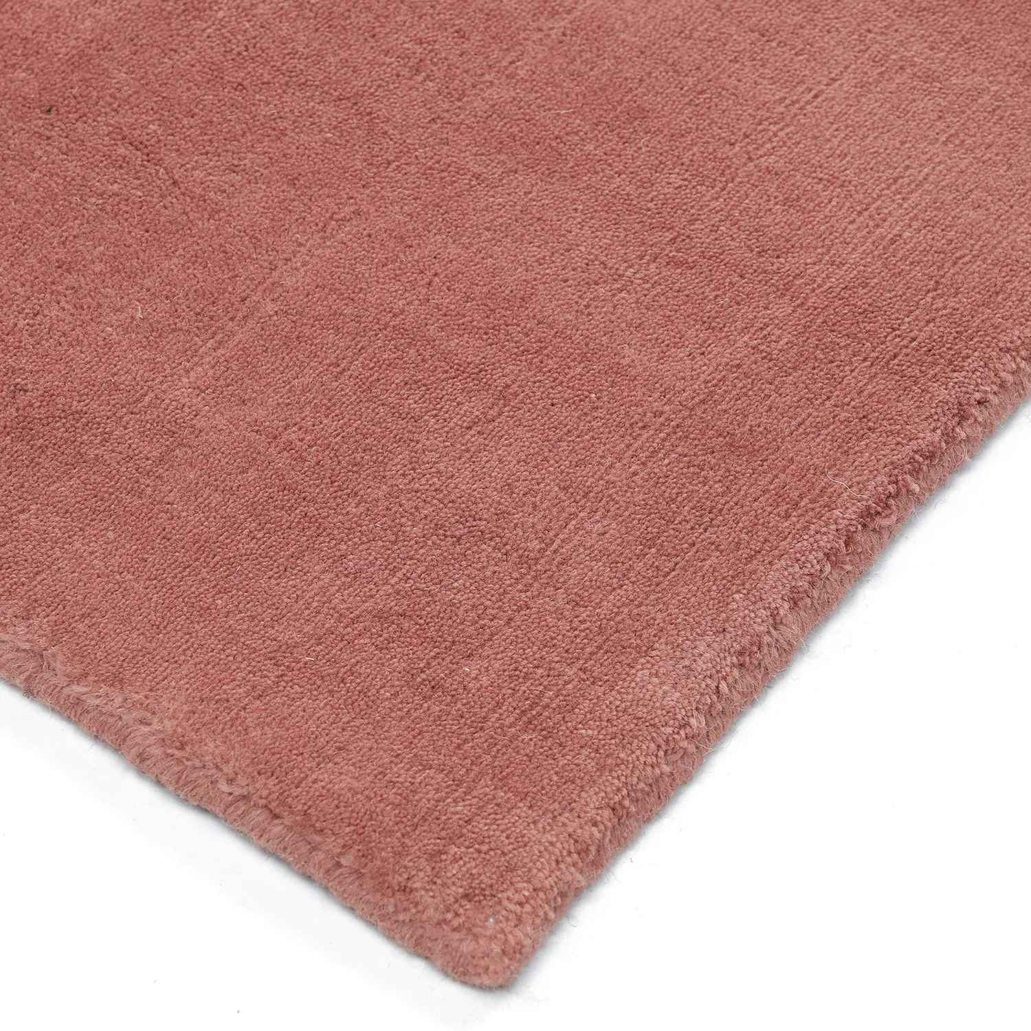 Uldtæppe - Rozel Handloom Wool Premium (støvet rød)