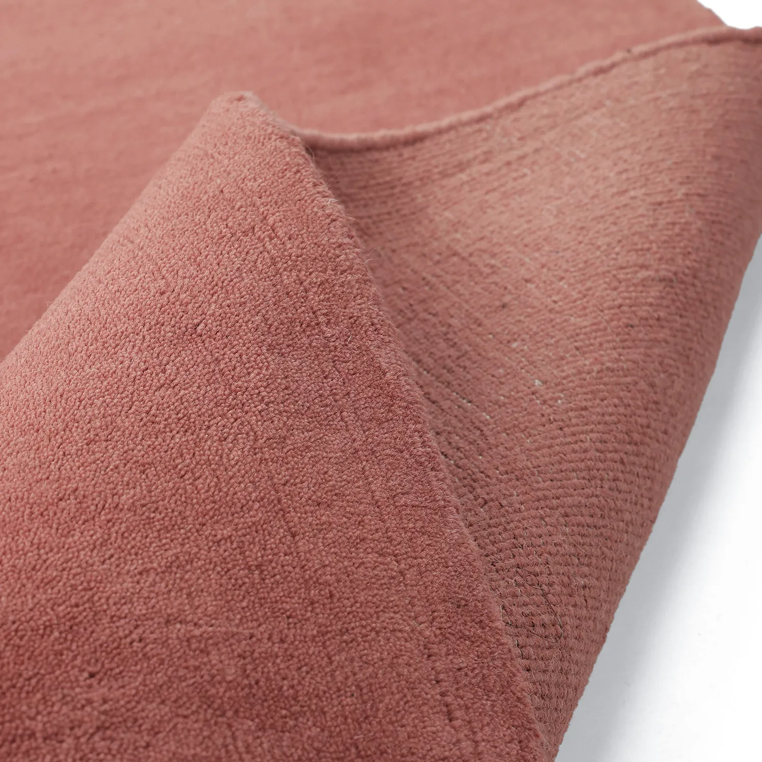 Uldtæppe - Rozel Handloom Wool Premium (støvet rød)