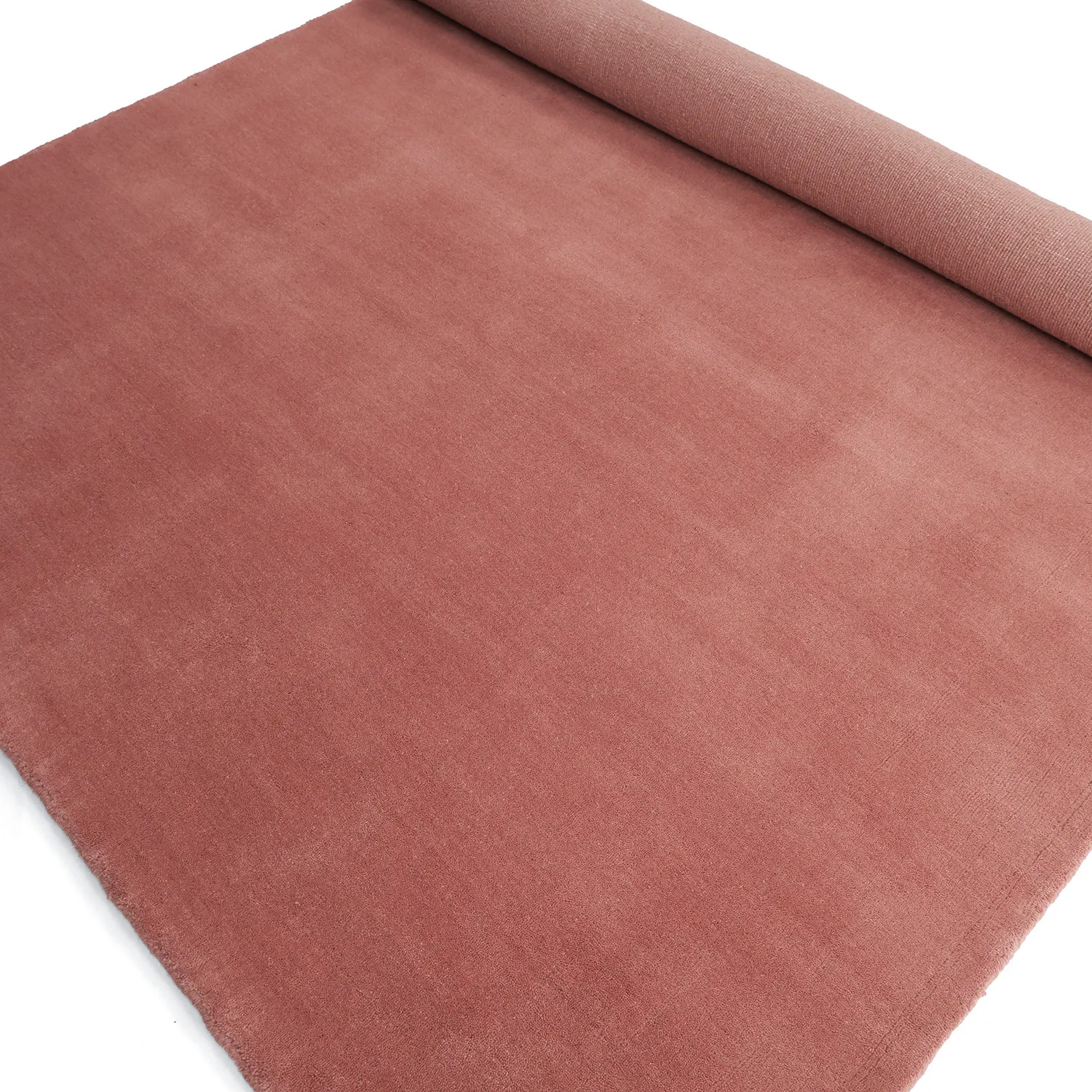 Uldtæppe - Rozel Handloom Wool Premium (støvet rød)