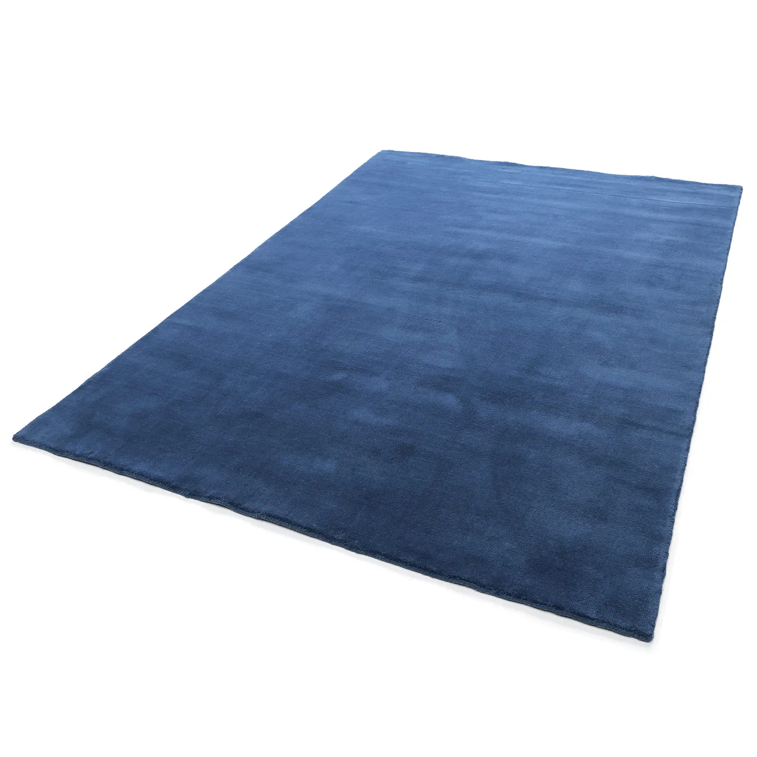 Uldtæppe - Rozel Handloom Wool Premium (marineblå)
