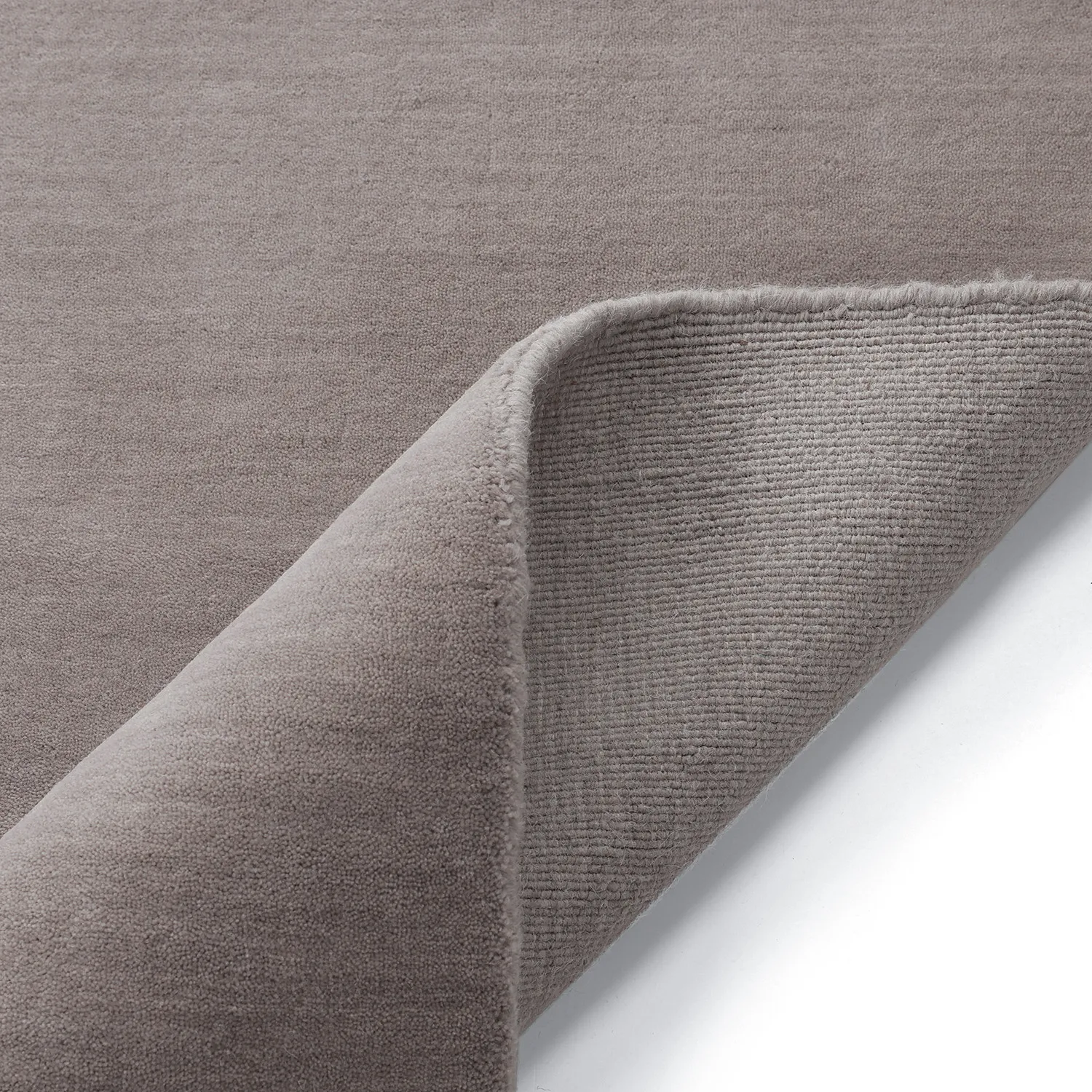 Uldtæppe - Rozel Handloom Wool Premium (lys taupe)