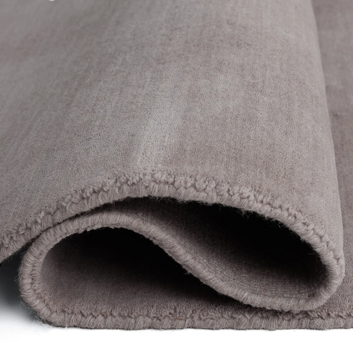 Uldtæppe - Rozel Handloom Wool Premium (lys taupe)