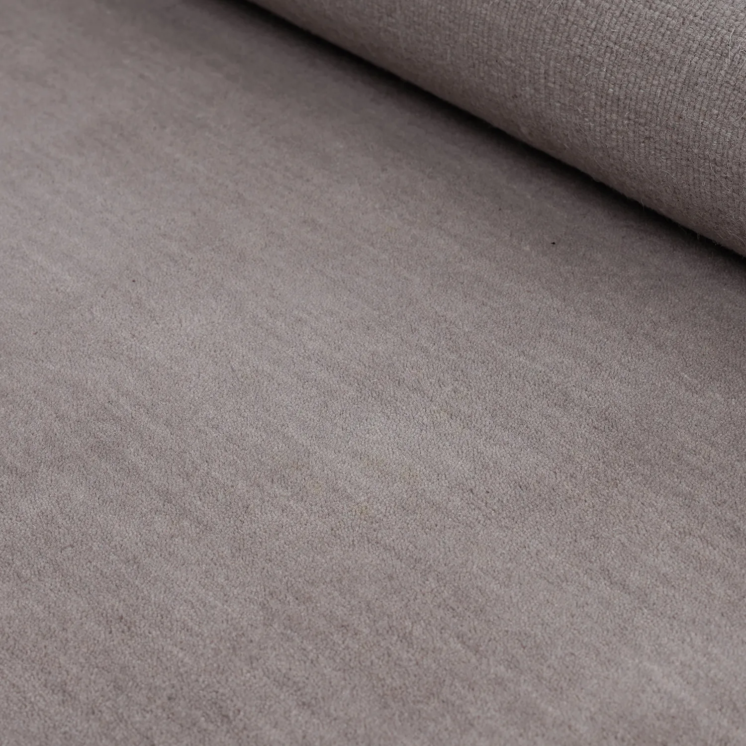 Uldtæppe - Rozel Handloom Wool Premium (lys taupe)