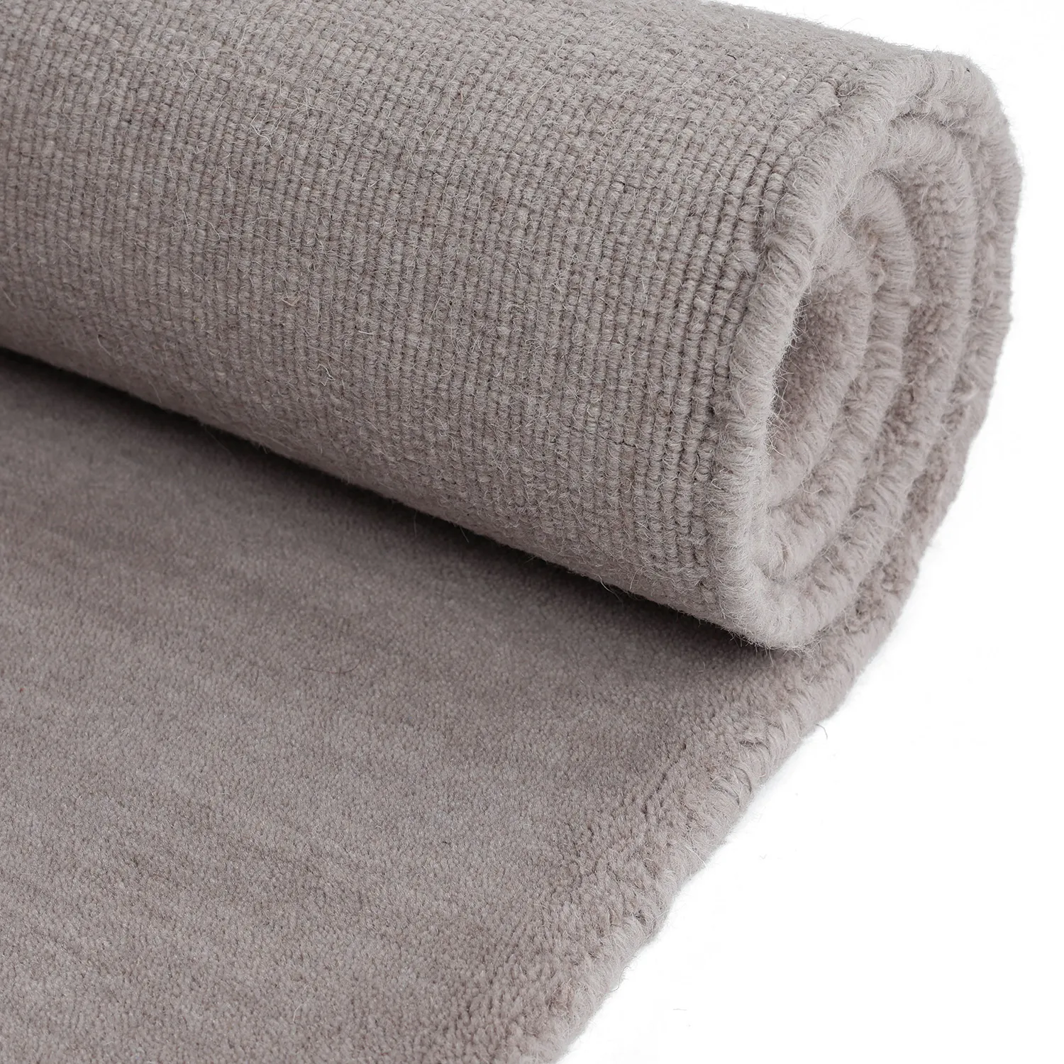 Uldtæppe - Rozel Handloom Wool Premium (lys taupe)