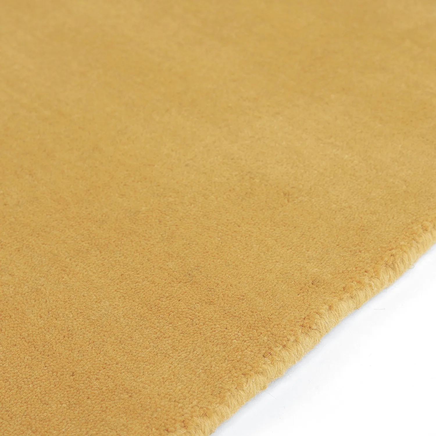 Uldtæppe - Rozel Handloom Wool Premium (okker)