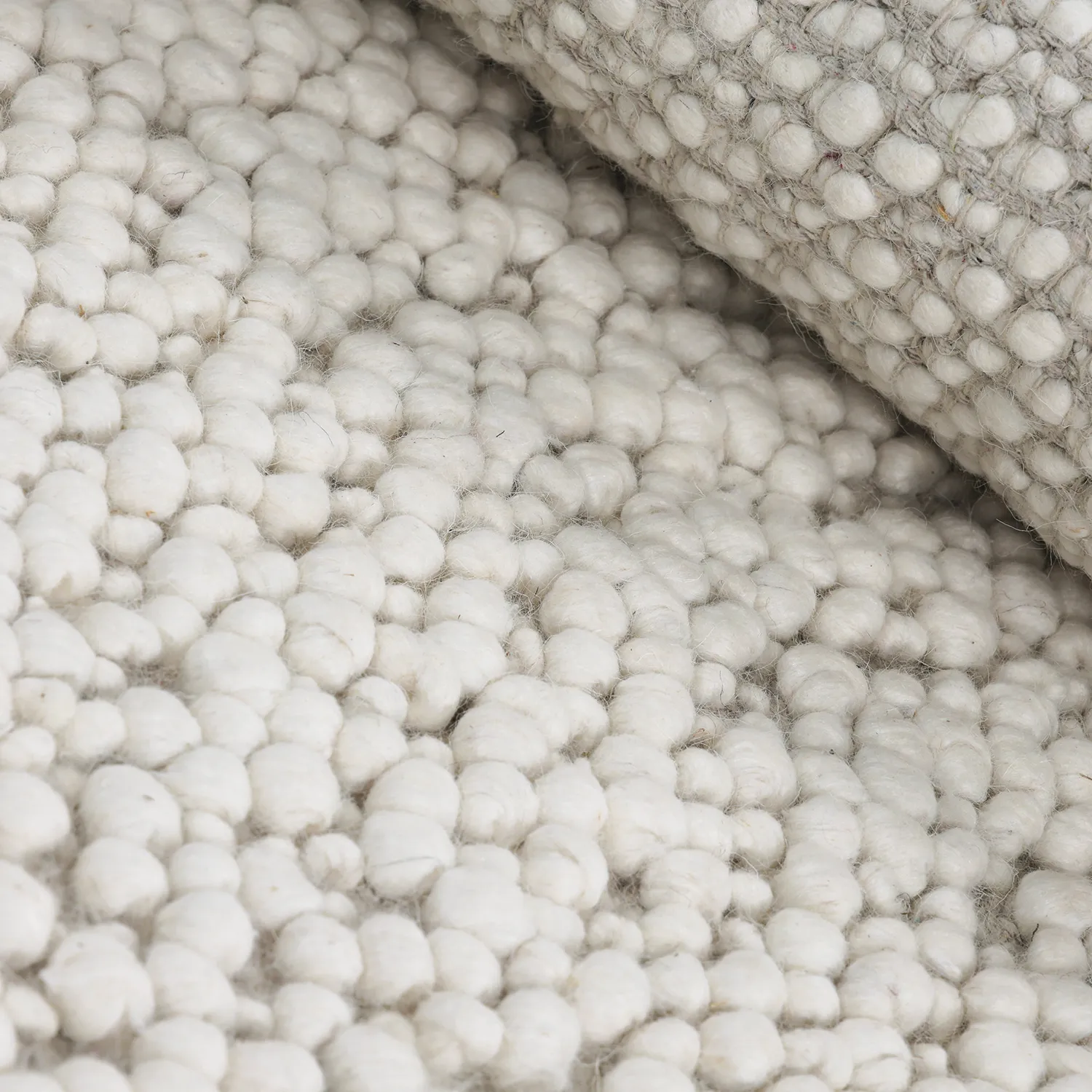 Uldtæppe - Sala Irregular Wool Bubble (fløde)