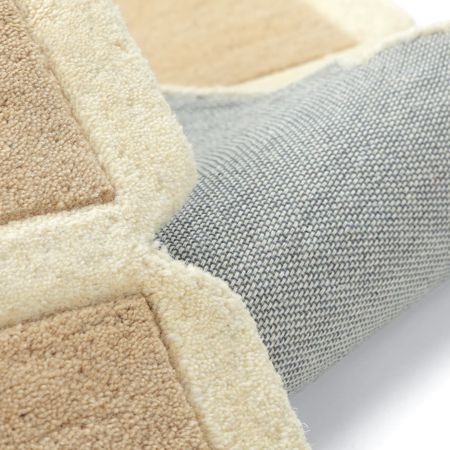 Uldtæppe - Syl Hand Tufted Wool Premium (beige/creme)