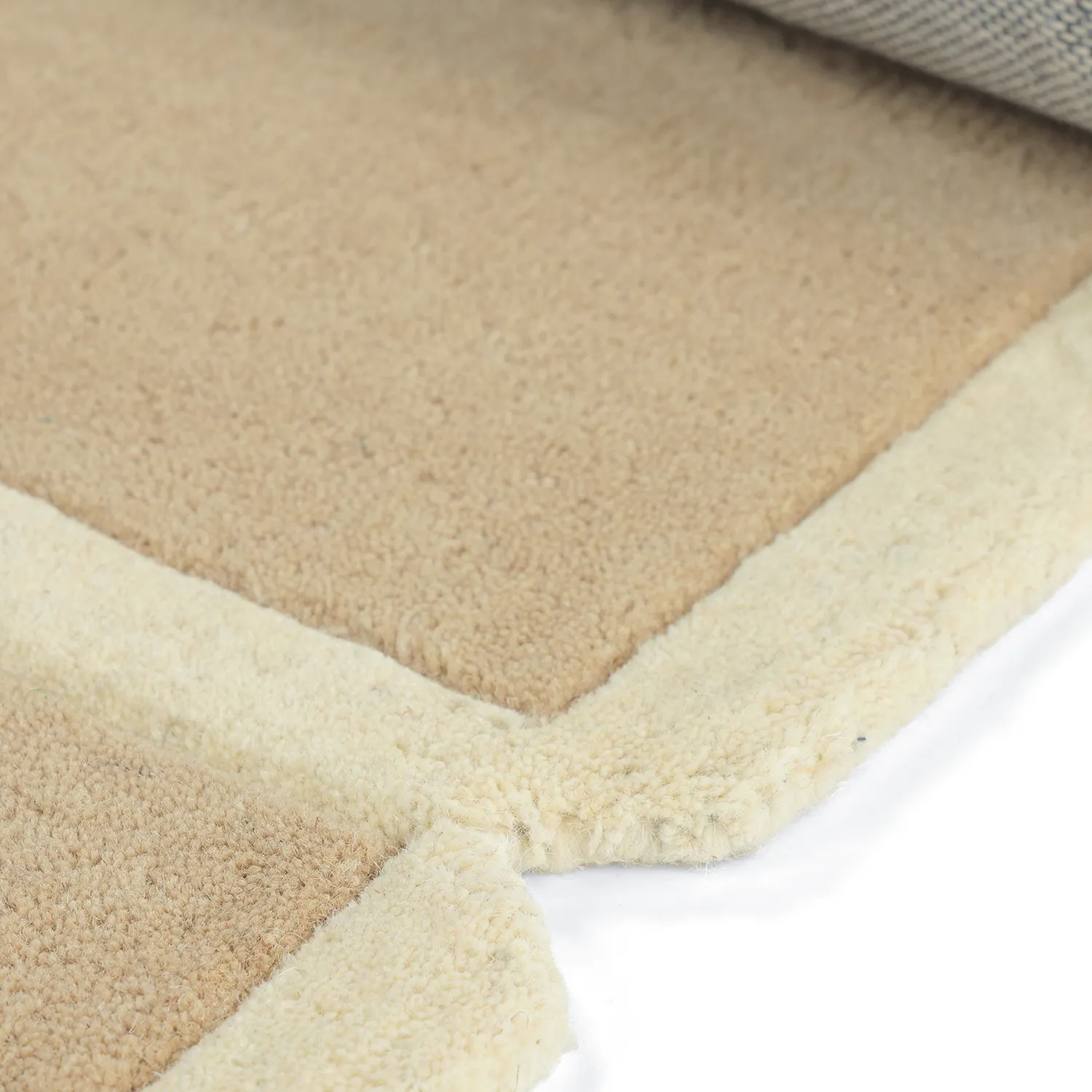 Uldtæppe - Syl Hand Tufted Wool Premium (beige/creme)
