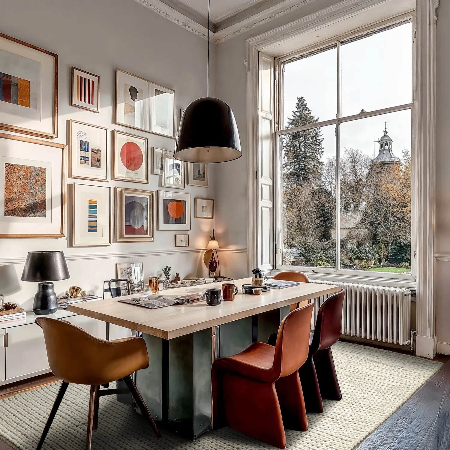 Uldtæppe - Talvia Braided Wool (off-white)