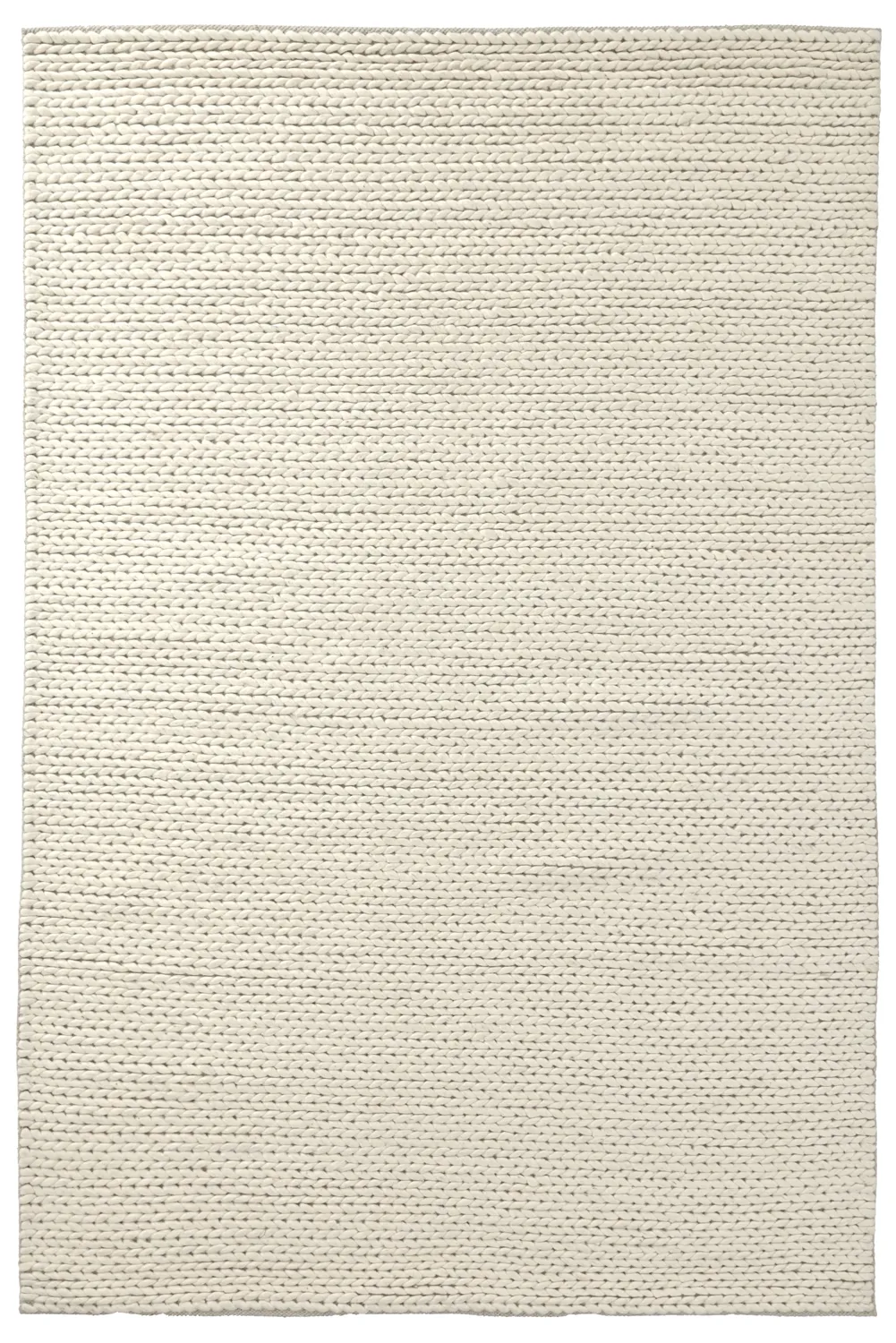 Uldtæppe - Talvia Braided Wool (off-white)