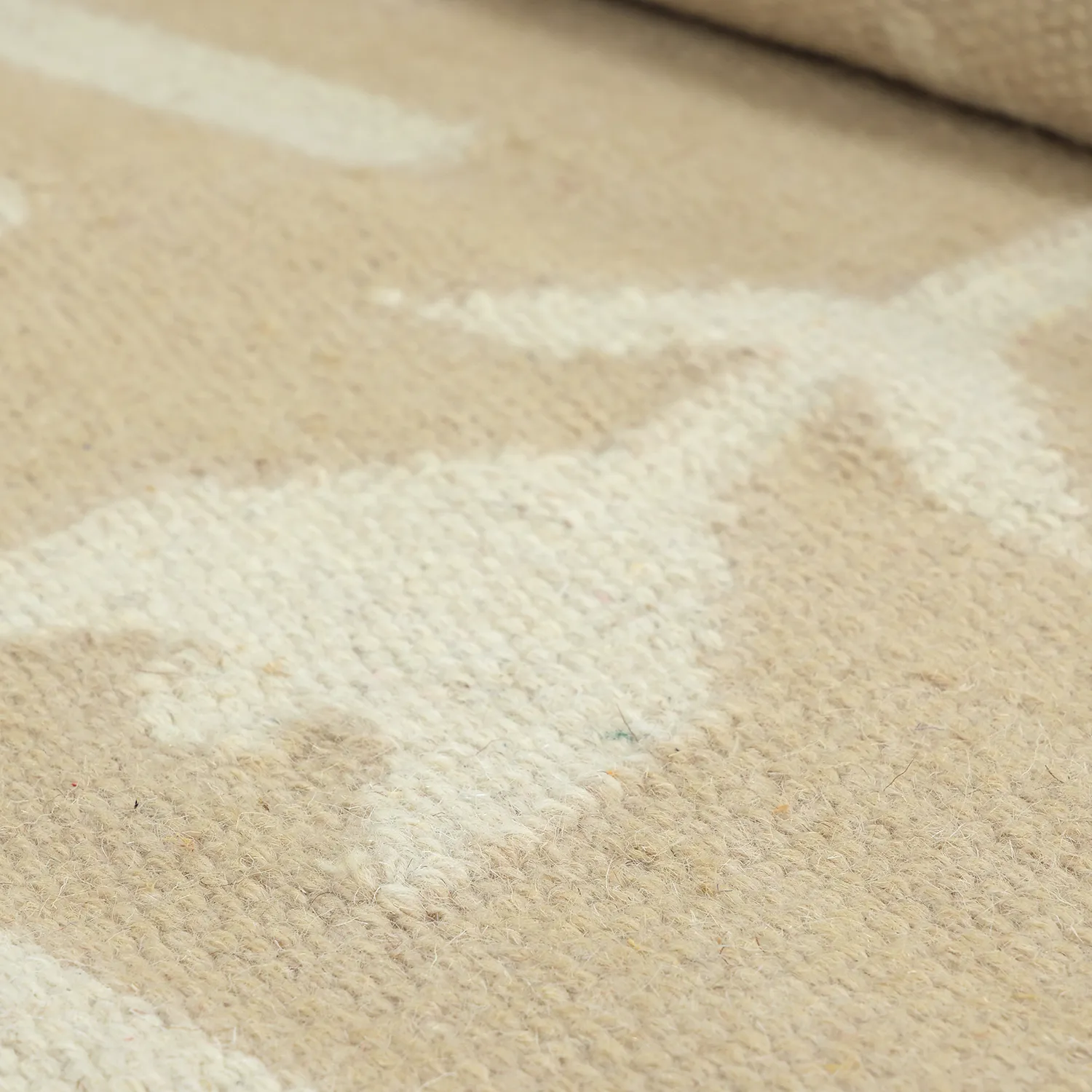 Uldtæppe - Tomar (beige/creme)