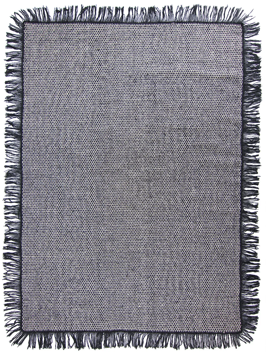 Uldtæppe - Pike (sort)