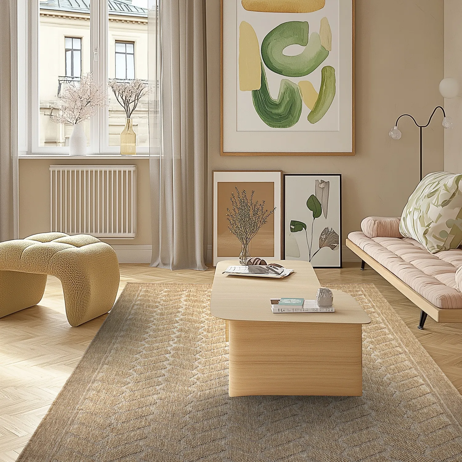 Tæpper til indendørs/udendørs brug - Aria (jute)