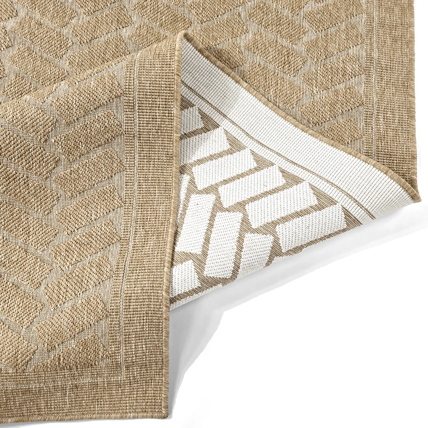 Tæpper til indendørs/udendørs brug - Aria (jute)